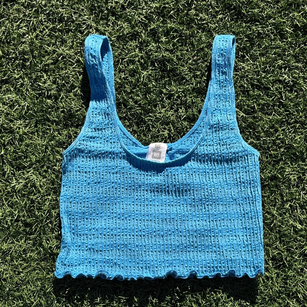 Me to We Turquoise Knit Top